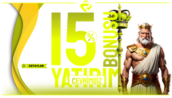%15 Çevrimsiz Yatırım Bonusu